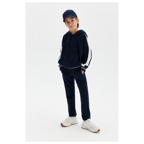 фото Толстовка silver spoon sslsb-118-14410-309 (синий, девочка, 6 лет / 116 см)