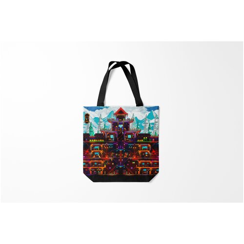 фото Сумка-шоппер / 40х40 см / геймерам / разные игры terraria burnettie