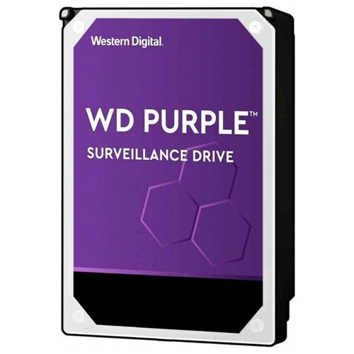 Жесткий диск SATA 8TB 6GBS 128MB PURPLE WD84PURZ WDC 2947000₽