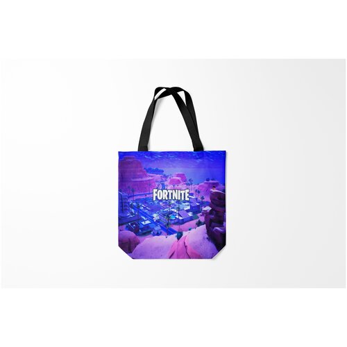 фото Сумка-шоппер / 40х40 см / геймерам / fortnite burnettie