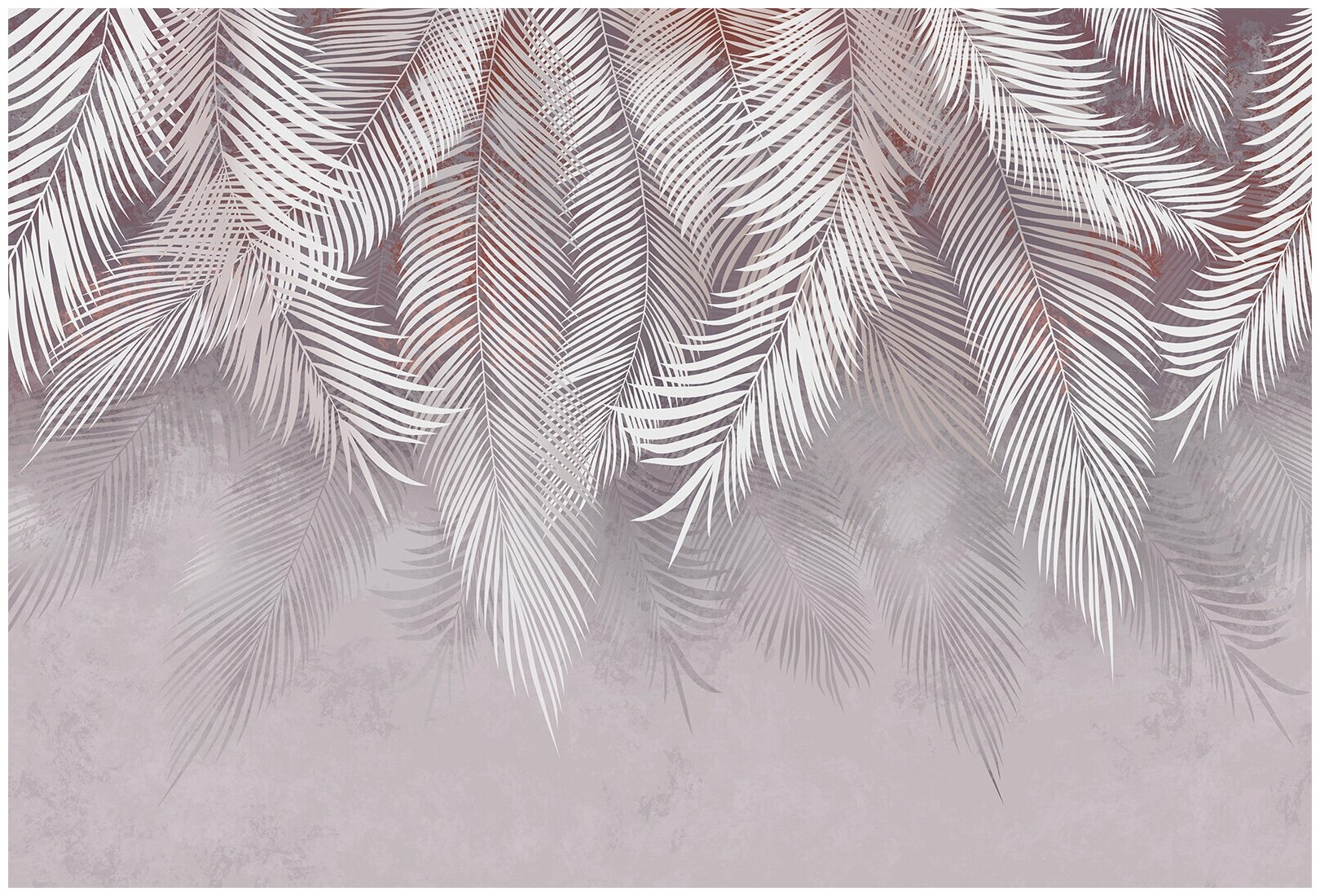 Фотообои виниловые на флизелиновой основе Polimar "Пальмовые листья", Арт. 144-426, 400см х 270см (ШхВ)