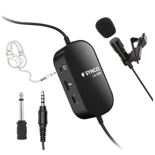 Микрофон петличный всенаправленный для DSLR или смартфонов Synco Lav-S6M