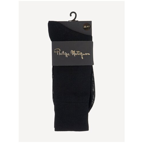 Носки Philippe Matignon, размер 39-41, черный
