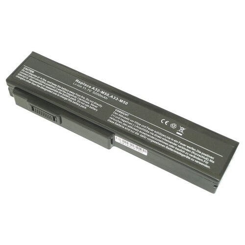 фото Аккумулятор для ноутбука asus g51vx 11.1v 5200mah li-ion чёрный oem