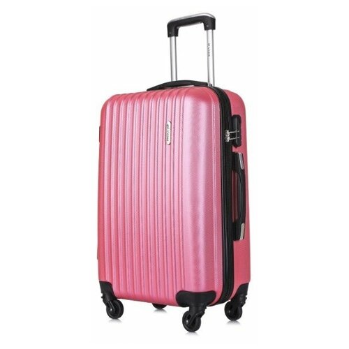 фото L'case чемодан l'case krabi m 61х42х23см (22) со съемными колесами, розовый