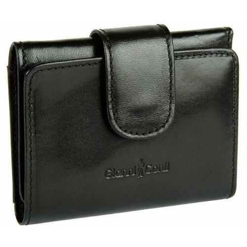 фото Кошелек gianni conti 908000 black, фактура гладкая, черный