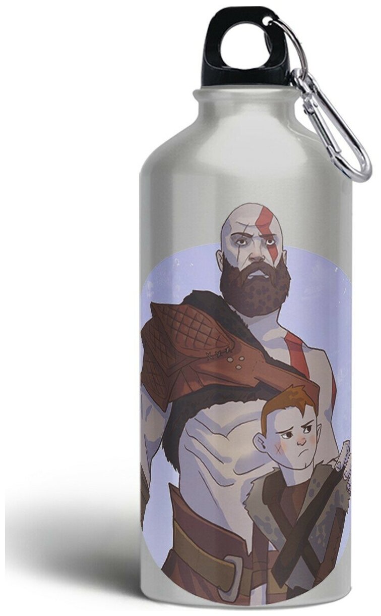 Бутылка спортивная/туристическая фляга игры Godofwar - 5167 Ф