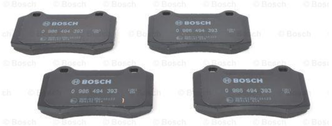 Дисковые тормозные колодки передние/задние Bosch 0 986 494 702 для Audi Q5 (4 шт.)