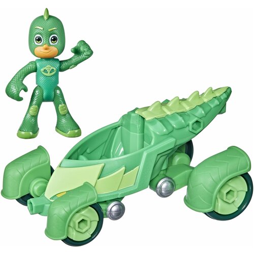 Набор игровой базовый PJ Masks / Герои в масках Машинка Гекко с фигуркой, F2130