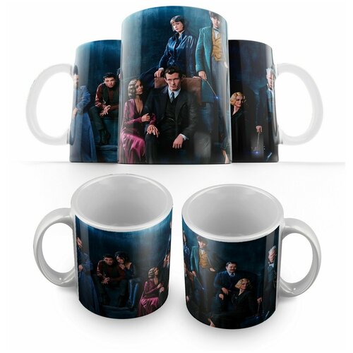 фото Кружка белая фантастические твари (гарри поттер, harry potter, фильм) -3 creative mug