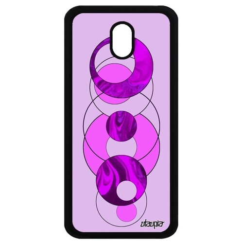 фото Необычный чехол на мобильный // samsung galaxy j5 2017 // "круги" рисунок эффект, utaupia, фуксия
