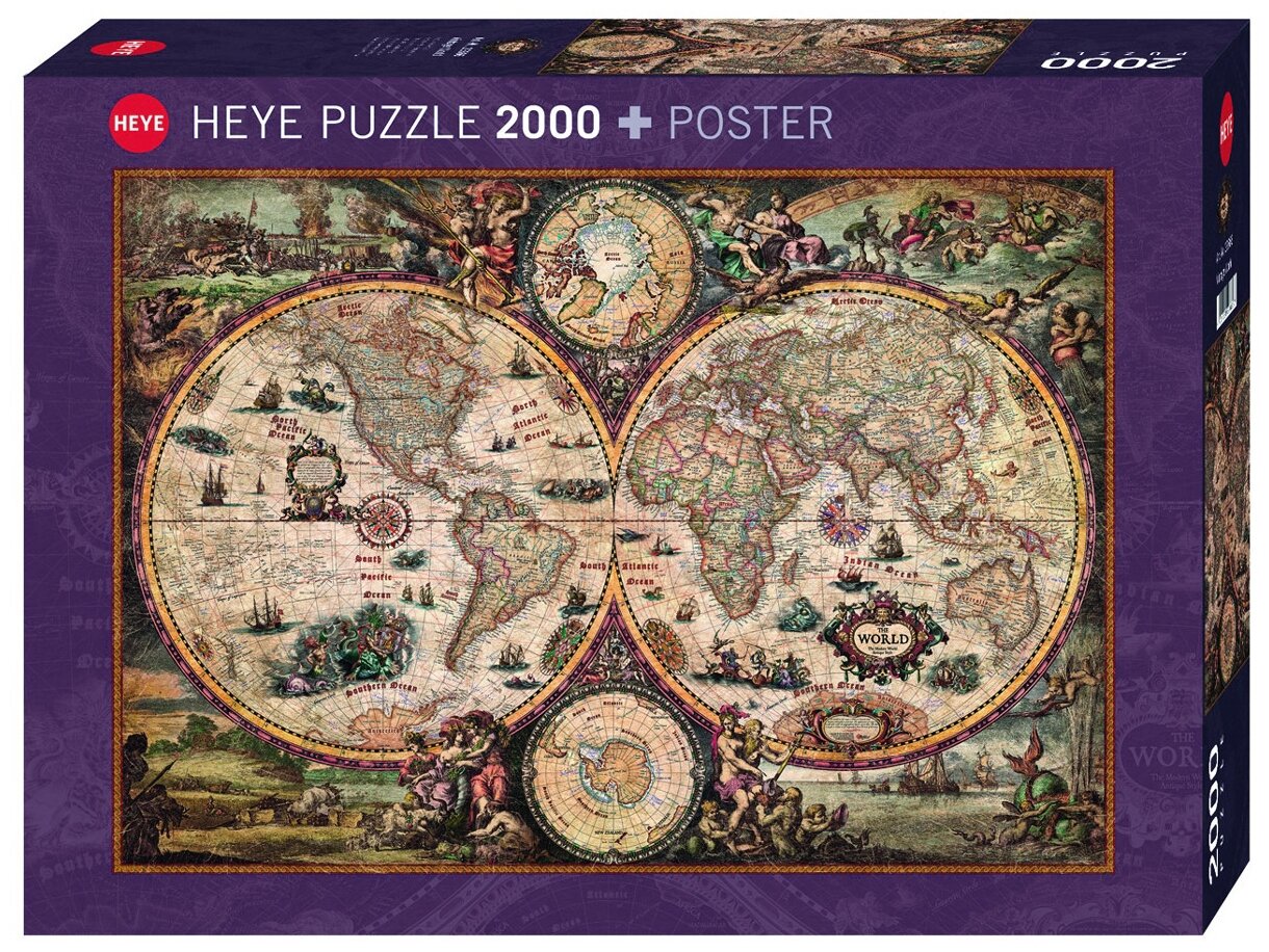 Puzzle-2000 "Историческая карта" (29666) - фото №1