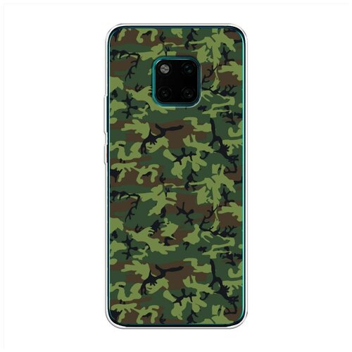 фото Силиконовый чехол "камуфляж ветки" на huawei mate 20 pro / хуавей мате 20 про case place