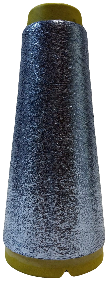 Нить lurex люрекс 1/69 - толщ. 0,37 мм - цвет MX-308 - небесно-голубой - 50 грамм