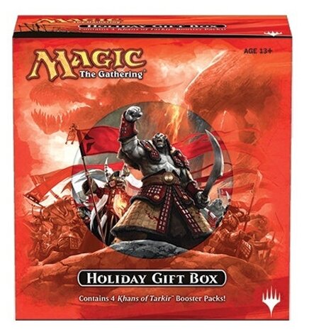 Подарочный набор Holiday Gift Box (2014) по изданию Khans of Tarkir по настольной игре Wizards of the Coast Magic the Gathering