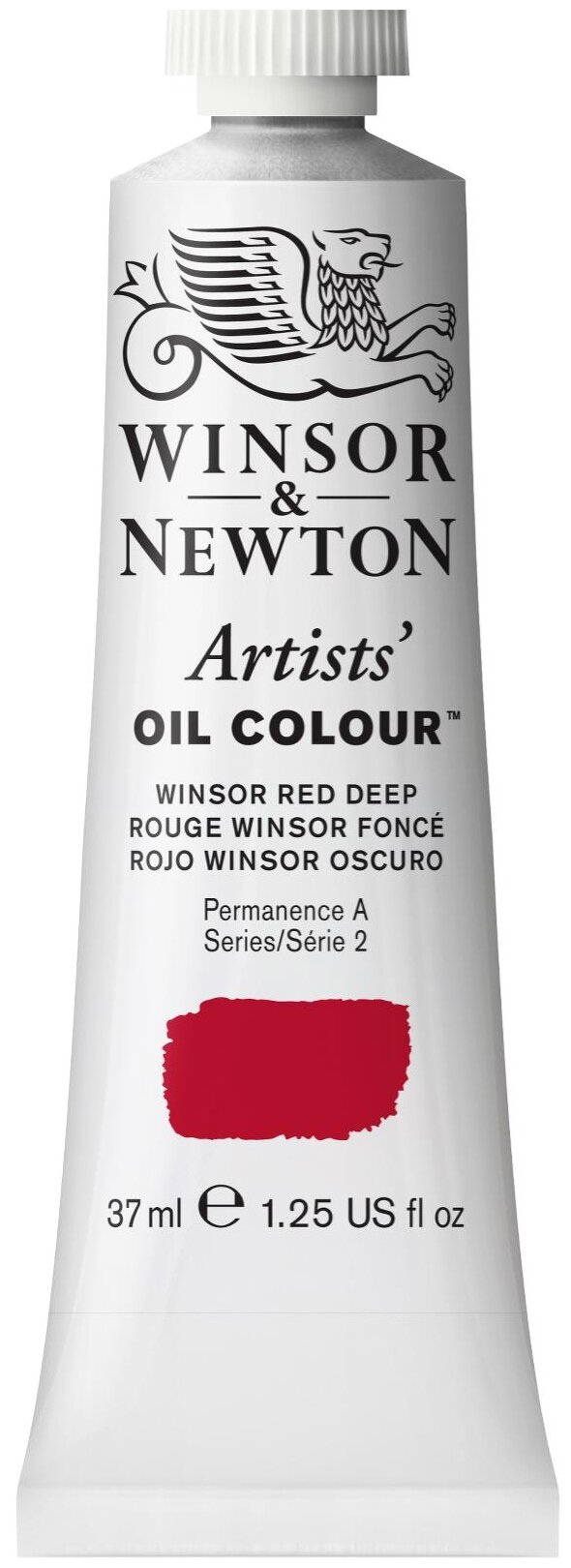 Winsor&Newton Масляная краска Artists', Винзор насыщенно-красный 37мл