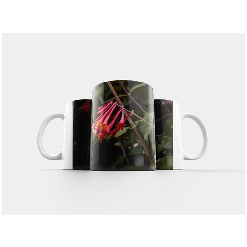фото Кружка "красный, коралл, цветок" 320 мл lotsprints