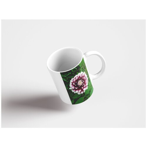 фото Кружка "далия, цветы, розовый" 320 мл lotsprints