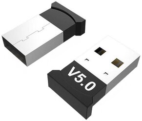 Адаптер USB Bluetooth 5.0 Орбита OT-PCB13 (V5.0) ЮСБ блютус адаптер 5.0 черный, для динамиков, наушников, клавиатуры и мыши, принтеров и т. д.