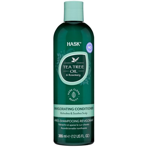 Hask кондиционер Tea Tree Oil and Rosemary укрепляющий, 355 мл кондиционер для волос с маслом чайного дерева tea tree oil conditioner кондиционер 739мл