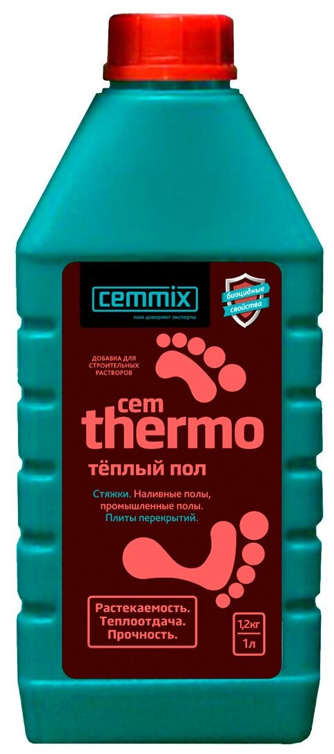 Добавка в раствор для теплых полов Cemmix CemThermo 1 литр