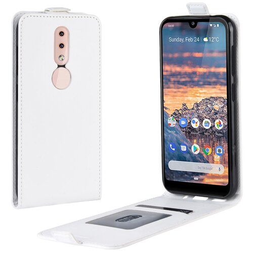фото Чехол-флип mypads для nokia 4.2 3/32gb вертикальный откидной белый