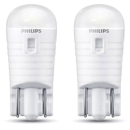 фото Лампа philips ultinon pro3000 w5w 12v-6w (2 штуки) 11961u30cwb2