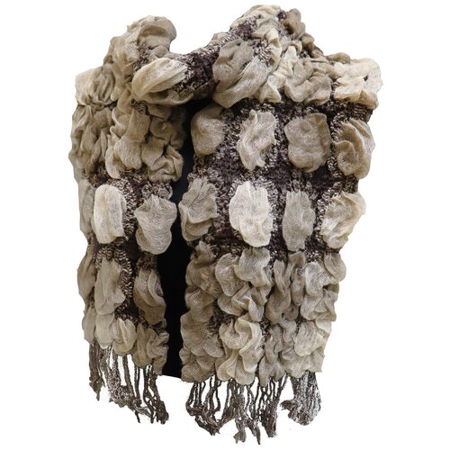 фото Шарф crystel eden,180х25 см, бежевый