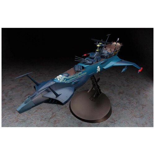 Hasegawa Сборная модель пиратского космического корабля Space Pirate Battleship Phantom Death Shadow 1:1500 - #64508 сборная модель trumpeter french battleship richelieu 1943 05750 1 700