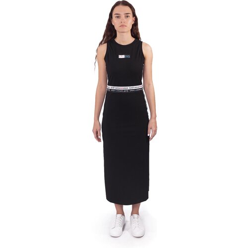 Платье EA7, в спортивном стиле, размер L (44 IT), черный