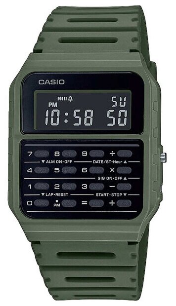 Наручные часы CASIO Collection, хаки — фото 1