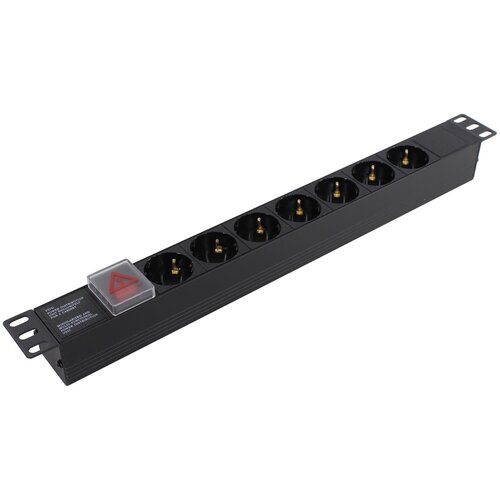 Exegate EX280838RUS Блок розеток ExeGate ServerPro PDU-19H703 Al-7S-C20-SW 191U алюм 7 Schuko С20 1454₽