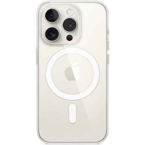 Чехол Apple MagSafe для Apple iPhone 15 Pro, clear чехол apple iphone 15 pro clear case with magsafe прозрачный поликарбонат