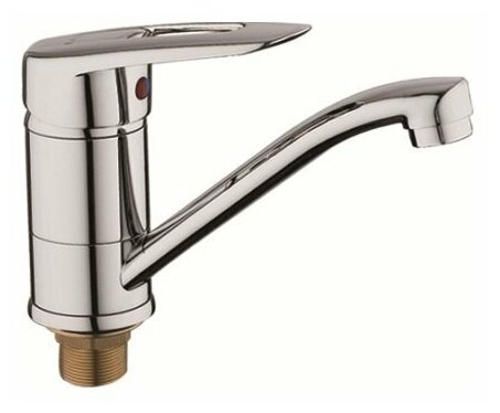 Смеситель для кухни картридж д.40мм, излив L-15 см, LEDEME L4507-2