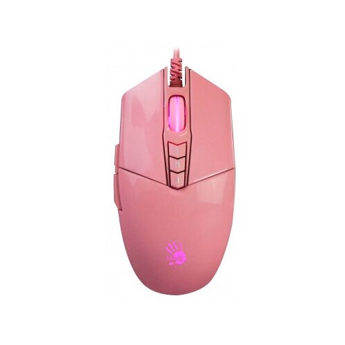 игровая мышь a4tech bloody p91s pink Мышь A4Tech Bloody P91s розовый оптическая (8000dpi) USB (8but)