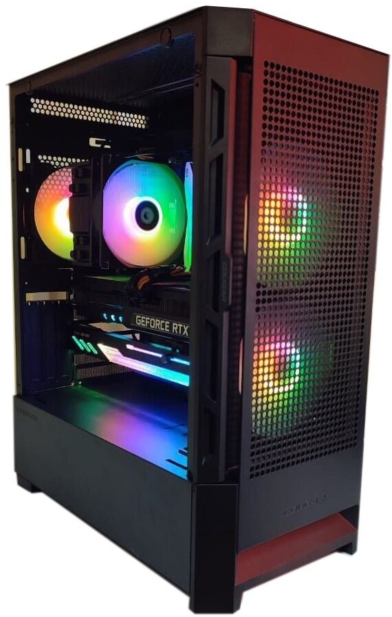 Мощный игровой компьютер (системный блок) FIRESTRIKE Core i7 6 ядер, nVidia RTX3060 12GB, 32 ГБ DDR4, 1000ГБ SSD, 700Вт, win 10 pro