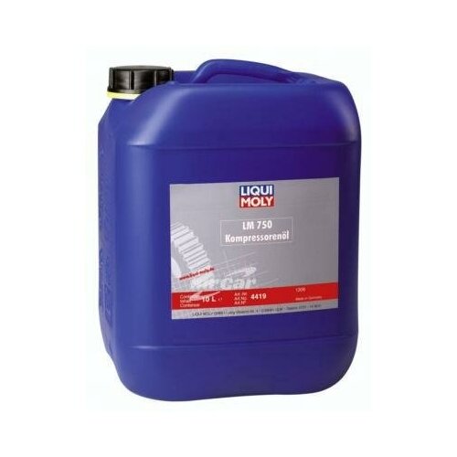 фото Liqui moly 4419 масло компрессорное lm 750 kompressorenoil 40 синтетическое 10l