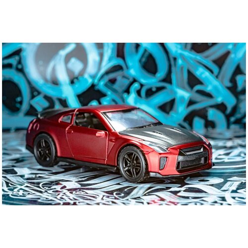 Масштабная модель автомобиля Nissan GT-R 1/36 Красный