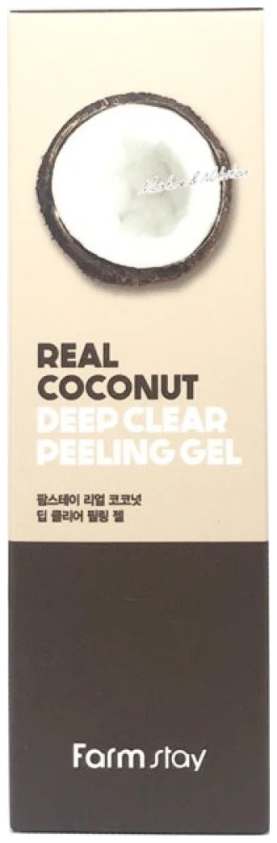 Отшелушивающий гель с экстрактом кокоса FarmStay Real Coconut Deep Clear Peeling Gel 100 мл - фото №3