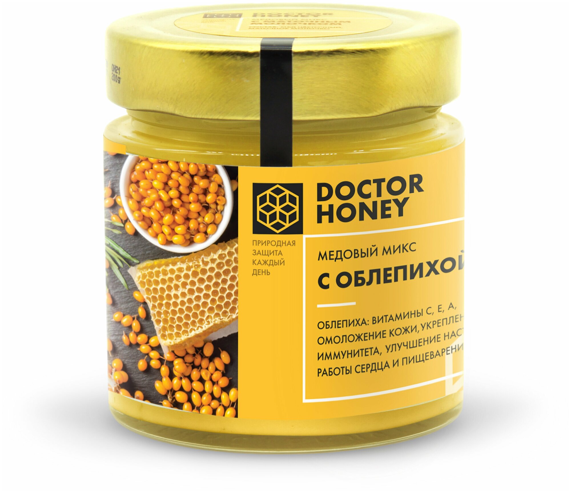 DH22 Медовый микс Doctor Honey С облепихой, 200 г - фотография № 1