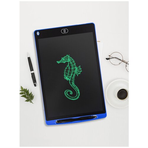 фото Lcd планшет для рисования и записей 12" дюймов(30,48см), синий happyko