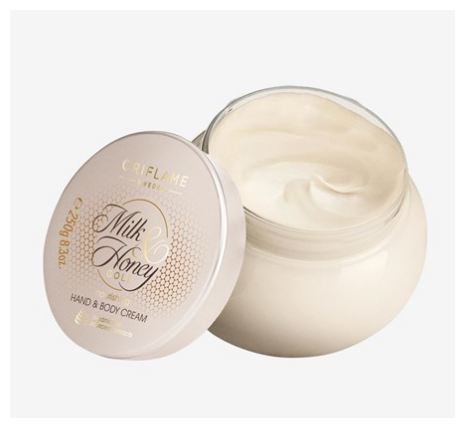 Крем питательный для рук и тела молоко и мед/Milk & Honey Gold Oriflame 250г