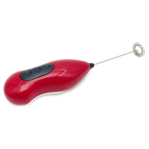 Красный ручной капучинатор-вспениватель для молока classmark капучинатор электрический ручной для молока вспениватель