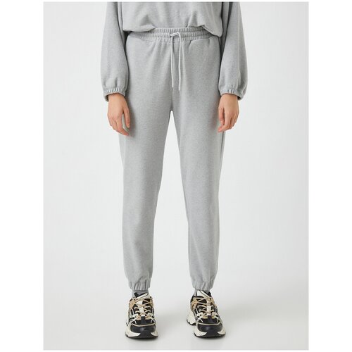 фото Брюки (sweat bottoms) koton women, 2sak30009ek, цвет: grey, размер: s