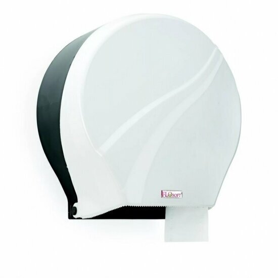 Диспенсер для туалетной бумаги Primanova D-SD54 FLOSOFT цвет серый, вид крепления настенное, размер 26x26x13 см