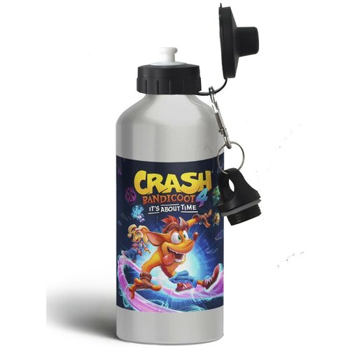 фото Бутылка спортивная,туристическая фляга, 500мл crash bandicoot - 1 brutbottle