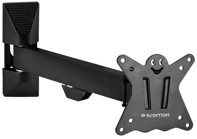 Kromax Кронштейн Kromax CASPER-103, для ТВ, наклонно-поворотный,10-32", до 25 кг, 25-81 мм, черный