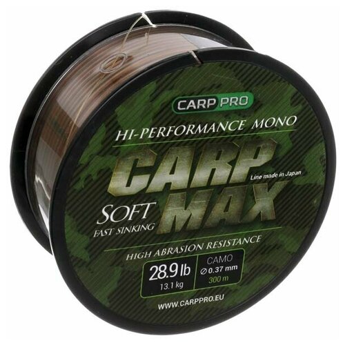 леска carp pro carp max camo 600м 0 35мм Леска Carp Pro Carp Max Camo 300м 0.37мм