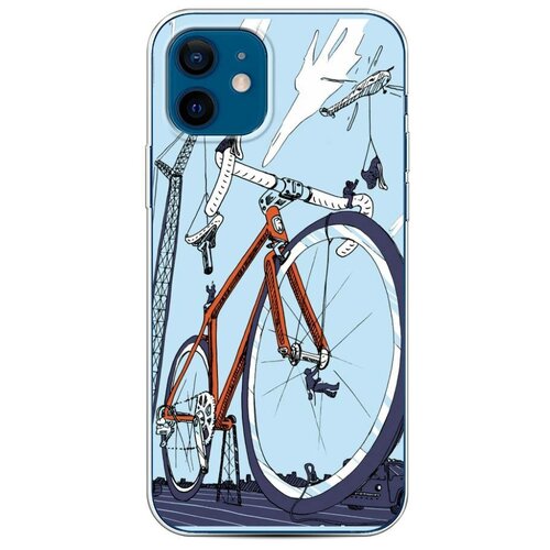 фото Силиконовый чехол "хобби велосипед 10" на apple iphone 12/12 pro / айфон 12/12 pro case place