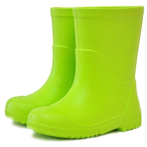 фото Сапоги резиновые для мальчиков, цвет лайм, размер 34-35, бренд nordman, артикул 39105 jet лайм